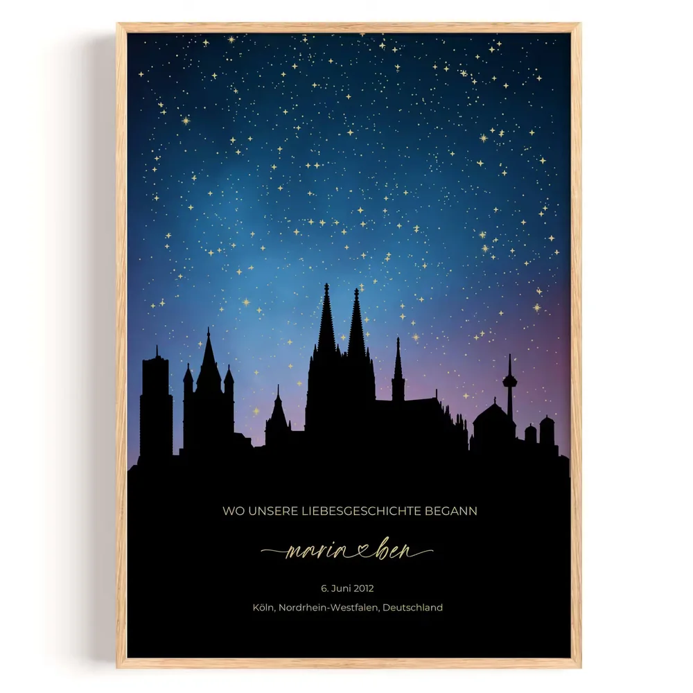 Sternenhimmel Stadt Köln